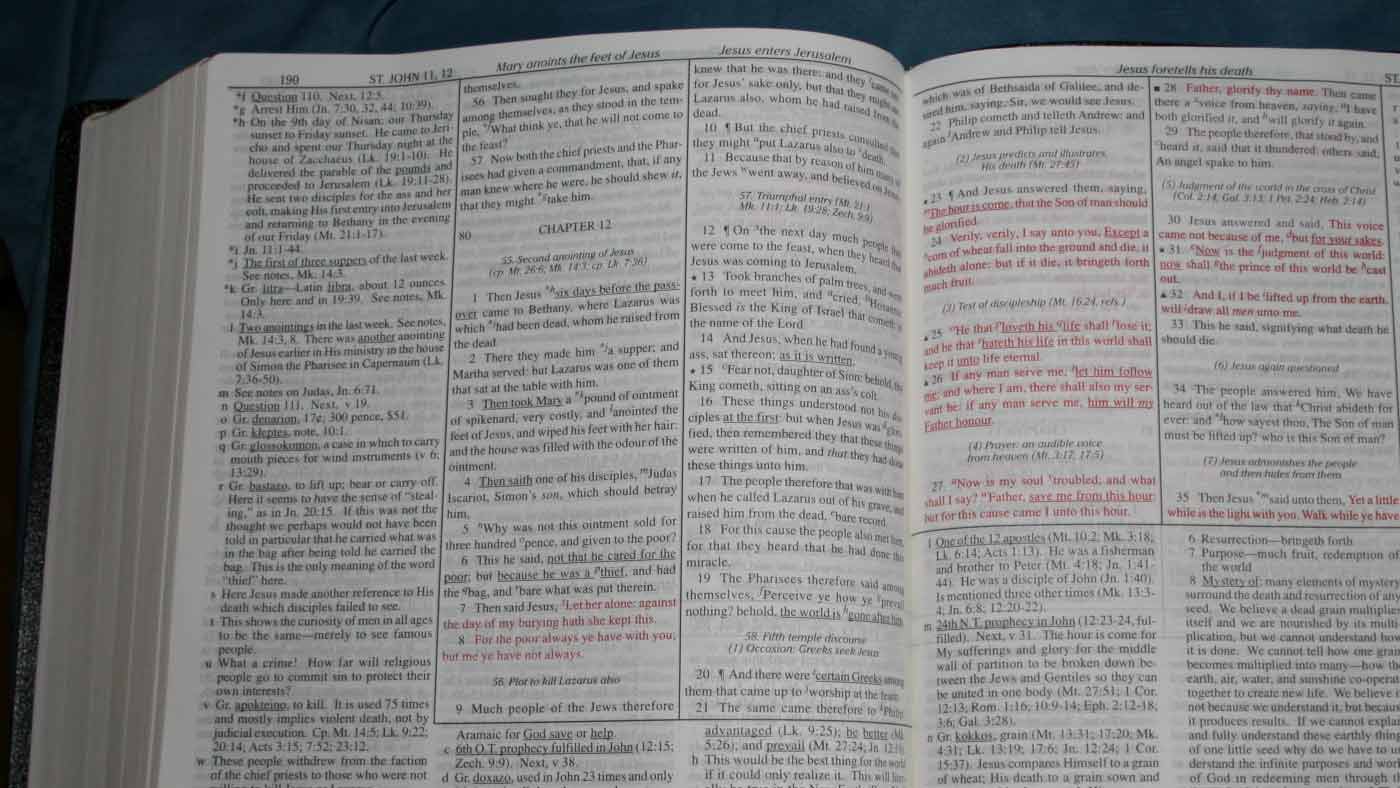 annotated bible
