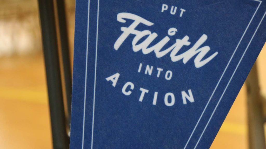 Faith in Action pennant