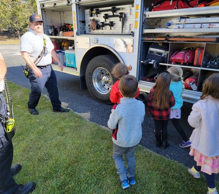 A visit from the Fire Department!